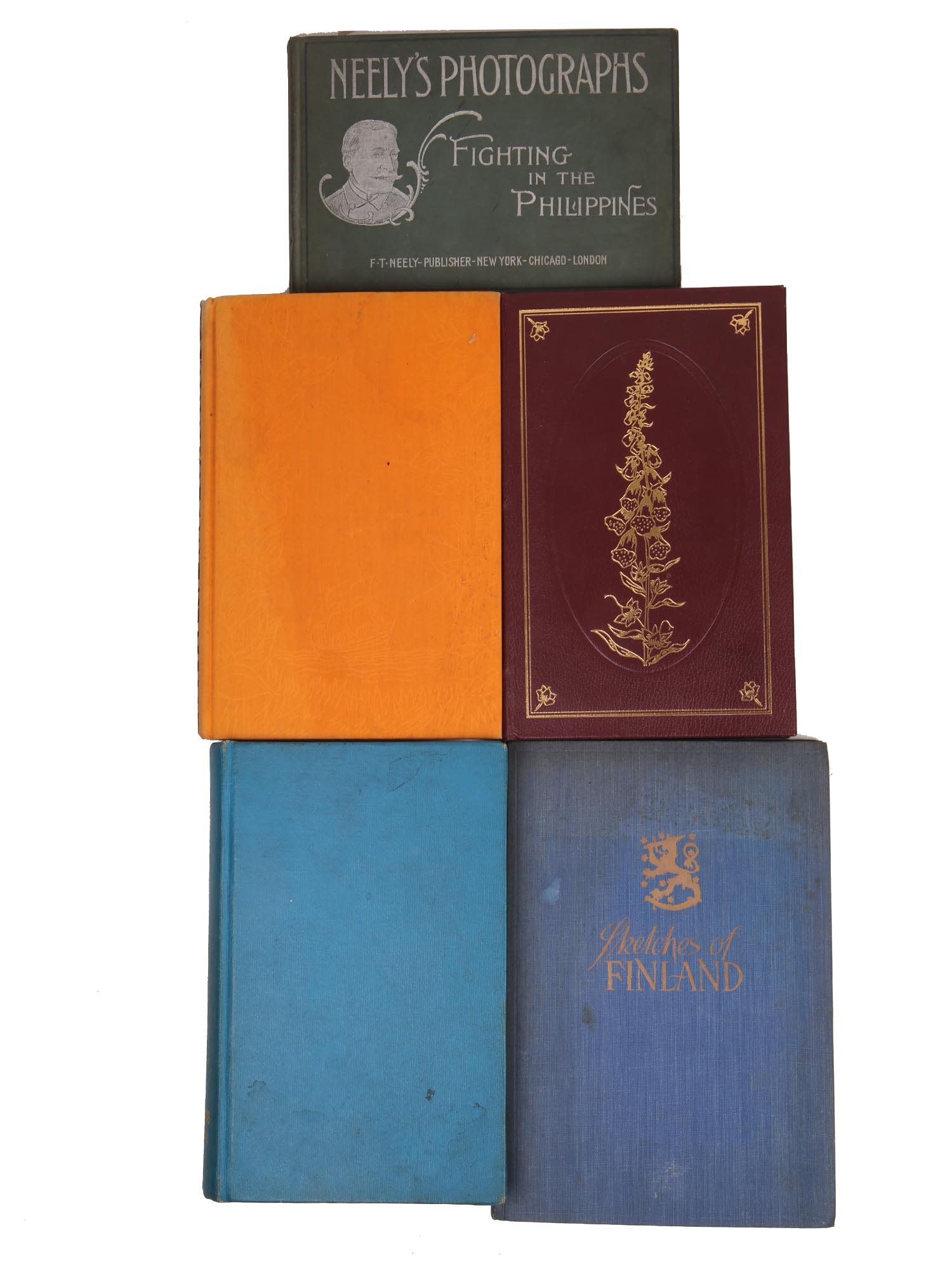 FIVE VINTAGE WORLD LITERATURE BOOKS COLLECTION PIC-1